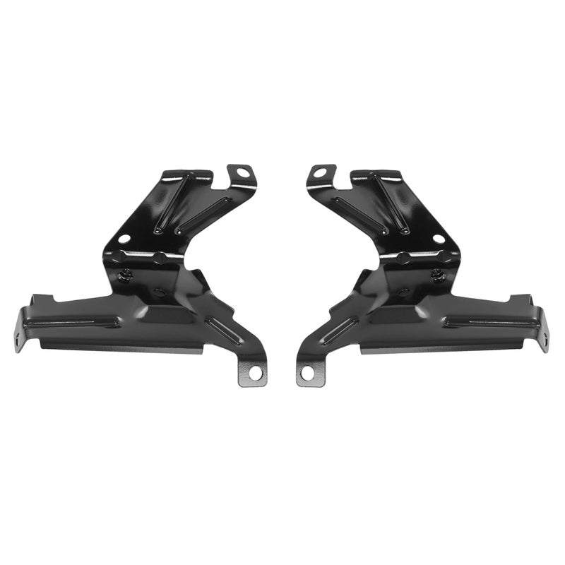 KUAFU Front Outer Bumper Bracket Compatible with 2007-2013 Chevy Chevrolet Silverado/GMC Sierra 1500 2500 3500 Replace for 15901539 GM1067182 15901538 GM1066182 Bumper Support Driver&Passenger Side - Image 3